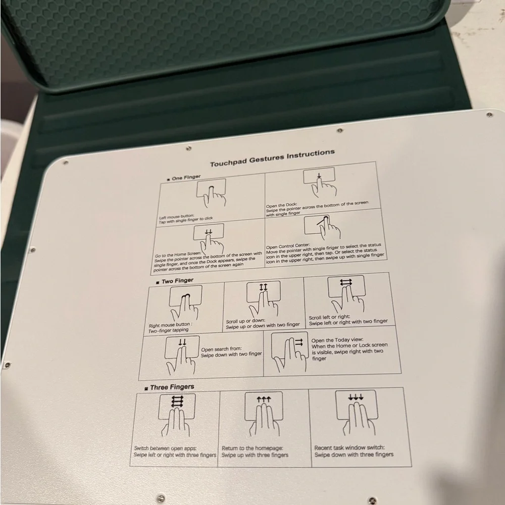 Sleek Mint Green Tablet Case